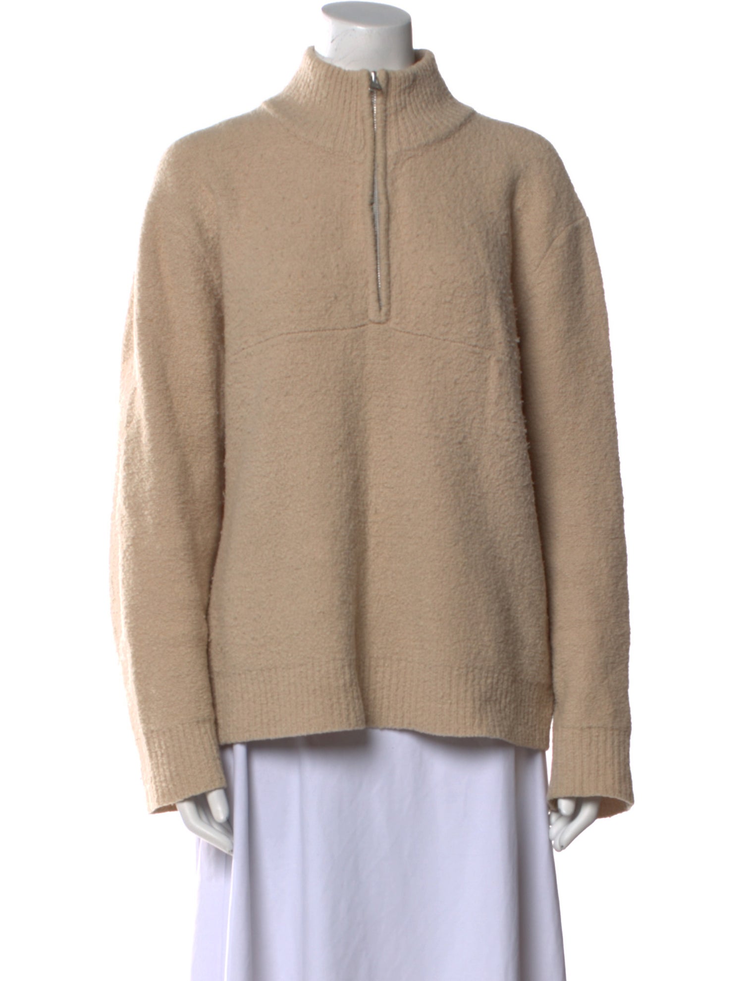 Jenni Kayne Merino Wool Mock Neck Sweater